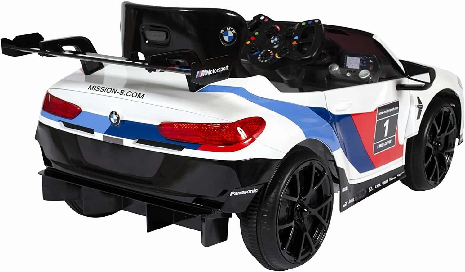 Tiny thinkers Rollplay Germany Bmw M8 Gte 12V Battery Ride-On Car With Remote Control