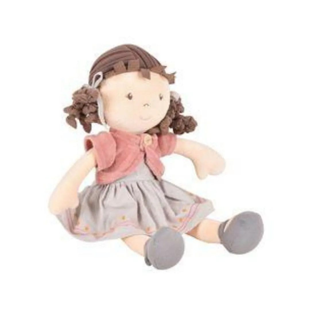 Smart little ones Growth tools Rose - Organic Doll With Brown Hair
