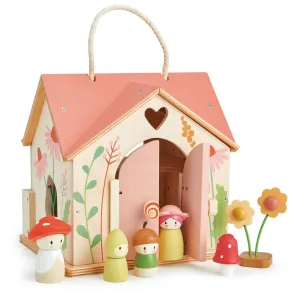Rosewood Cottage Mini Wooden Dollhouse Learn at home Little builders