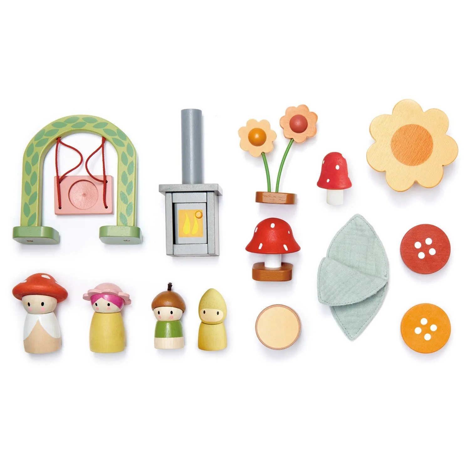 Playroom adventures begin here Exploration gear Rosewood Cottage Mini Wooden Dollhouse