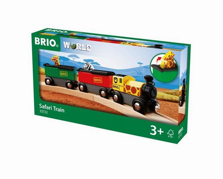 Safari Train - 3 Pcs 33722 Child development Playful learning