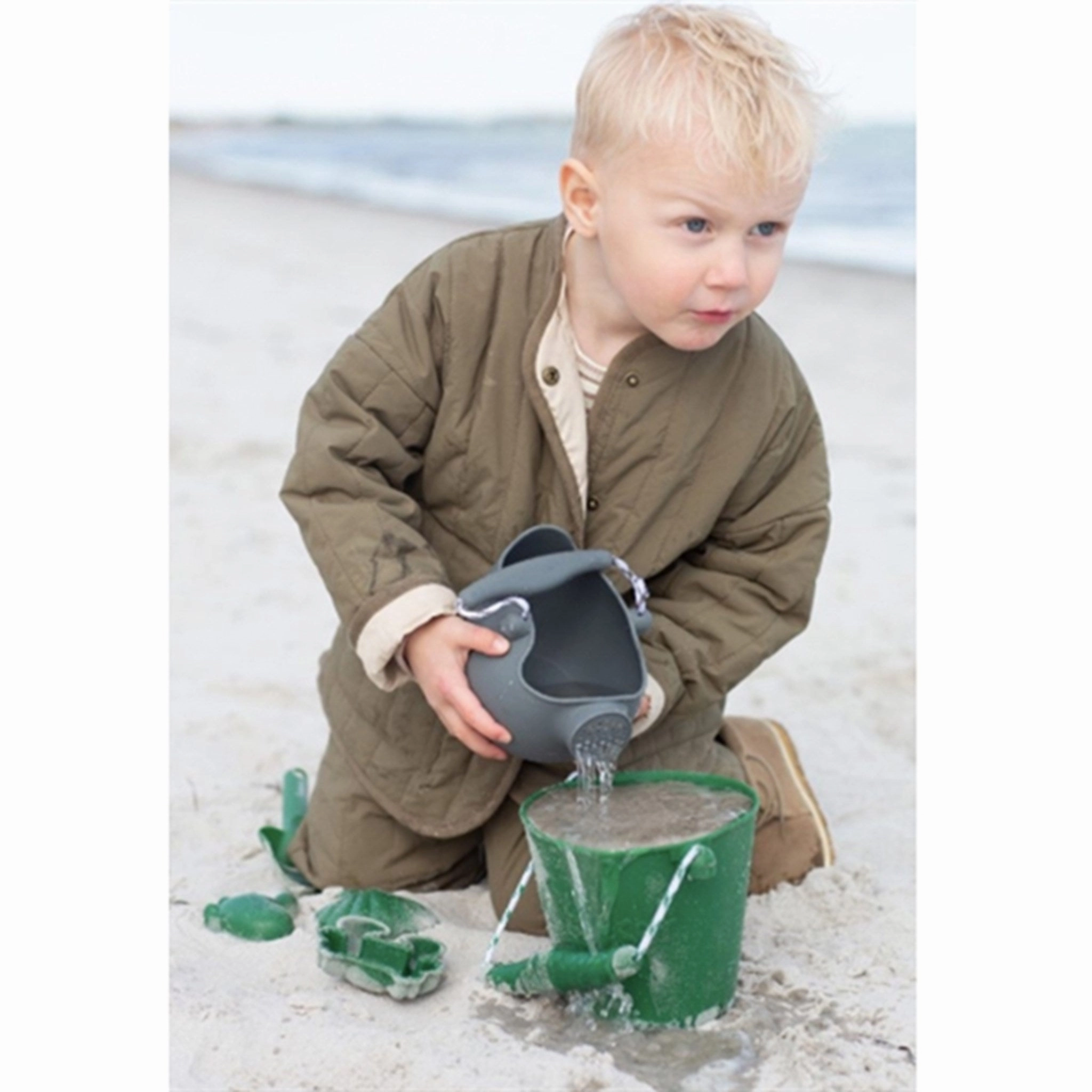 Scrunch Watering Can Anthracite Grey Imaginative play