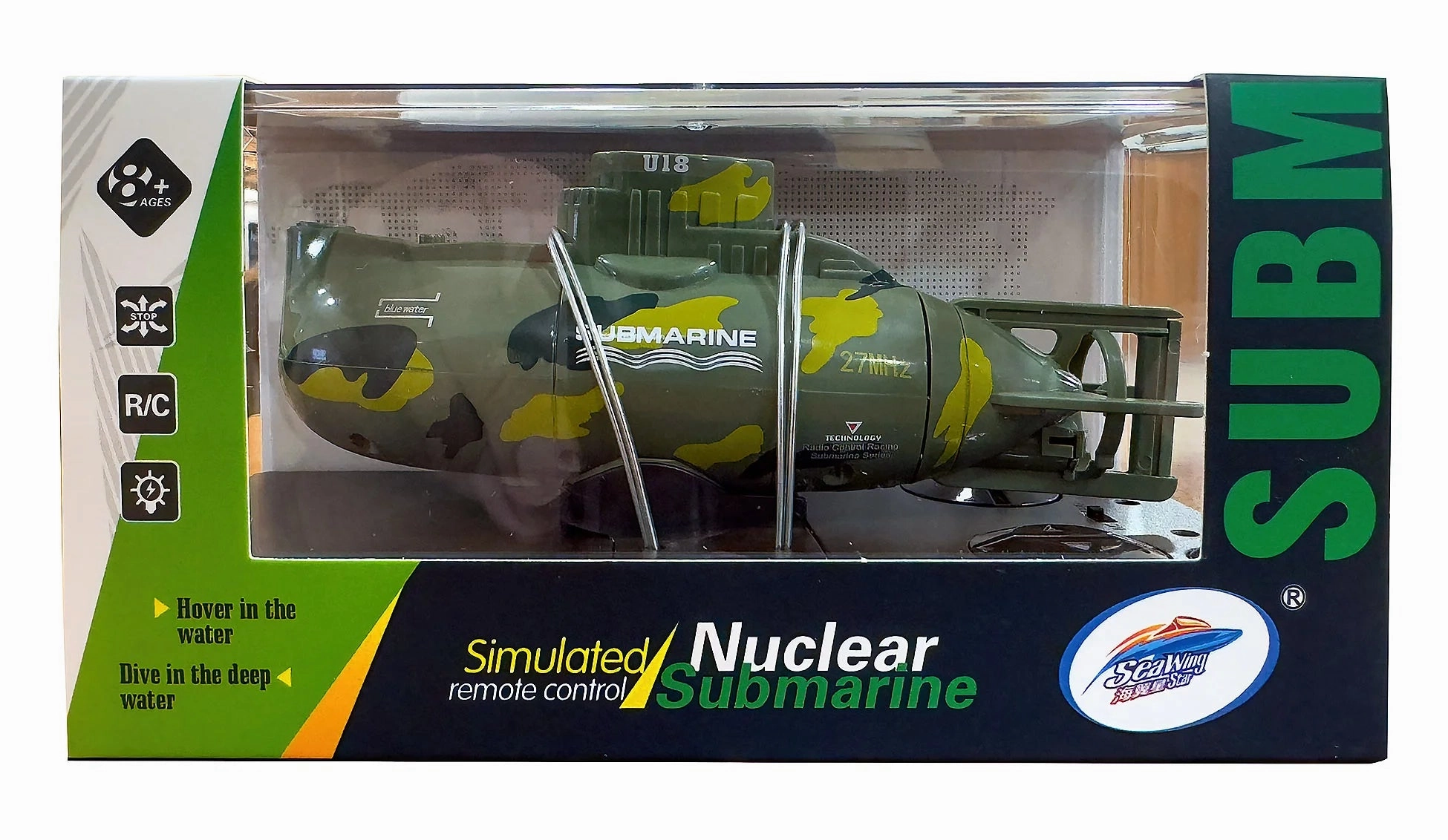 Playful learning Learn & grow Seawing Remote Control Rc Mini Nuclear Submarine