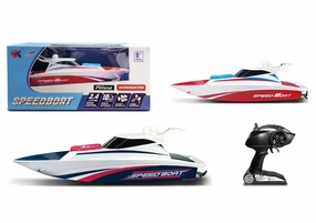 Hands-on discovery Seawingstar 2.4Ghz Radio Controlled Double Propeller Speedboat - Assorted