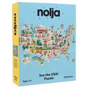 Smart little ones See The Usa 100Pc Puzzle Nolja