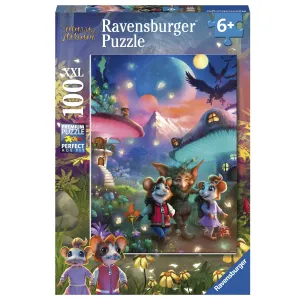 Early discovery Engaging young minds 100 Pc Puzzle - Enchanting Mushroom Town