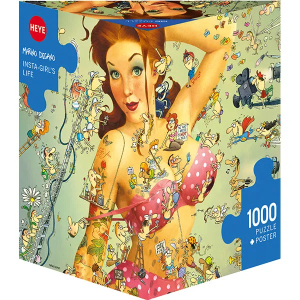 Little builders Tiny thinkers 1000 Pcs, Insta-Girl'S Life, Degano