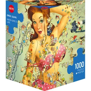 Little builders Tiny thinkers 1000 Pcs, Insta-Girl'S Life, Degano