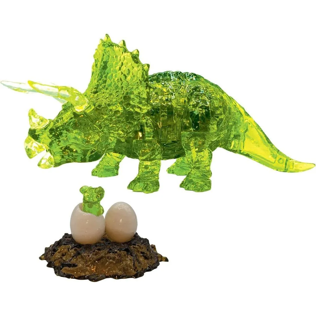 Triceratops & Baby 3D Crystal Puzzle 61Pc Thoughtful learning Learning tools