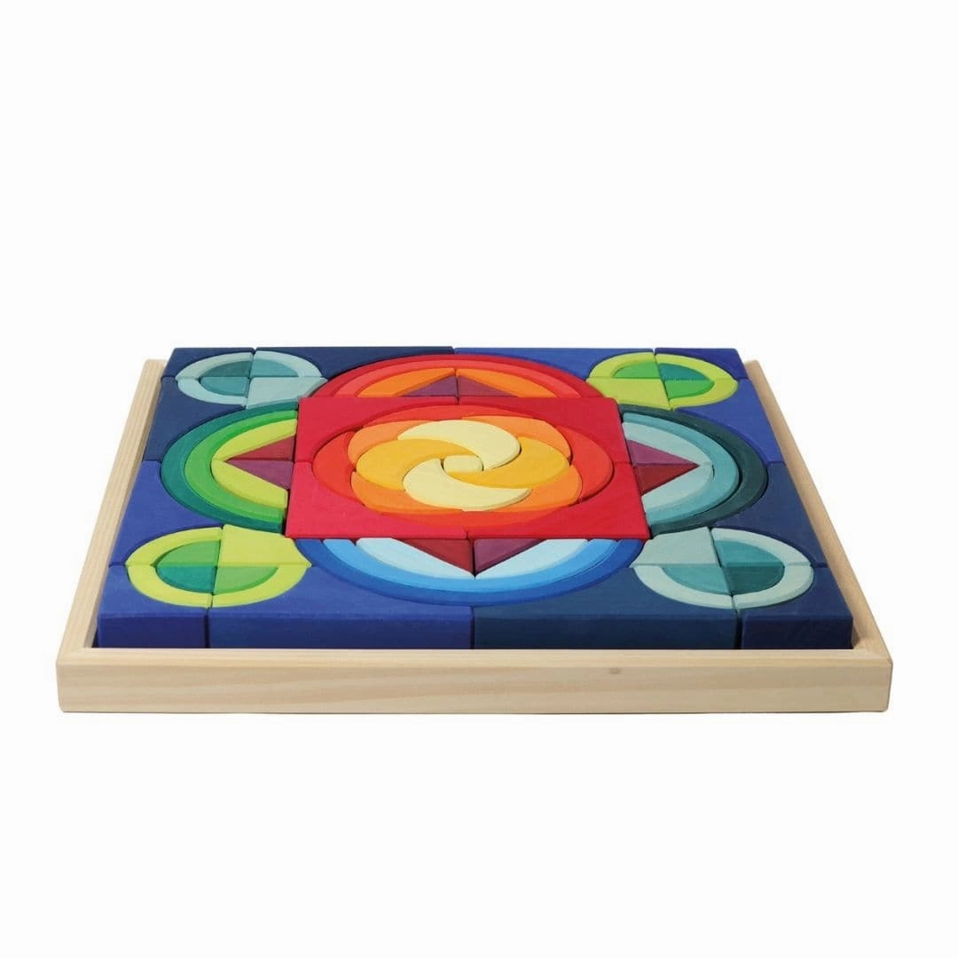 Designed for development Arcs In Squares Wooden Building Block Set