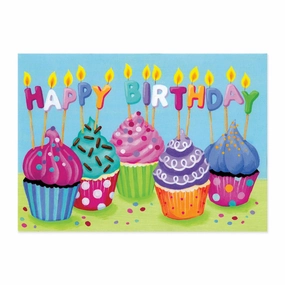 Cupcakes Birthday Card Tiny thinkers