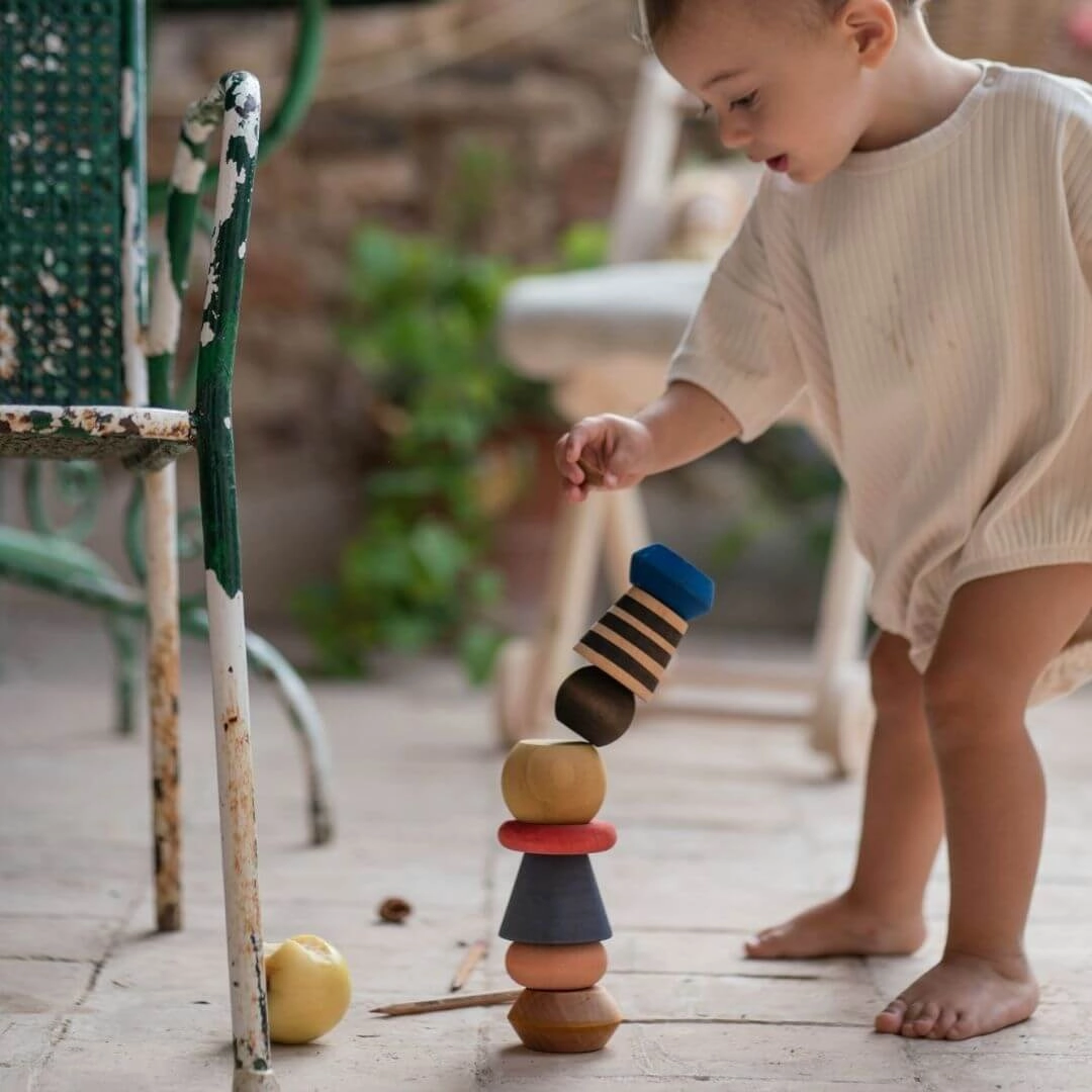 Serendipity Wooden Stacking Toy Play & learn Enrichment activities