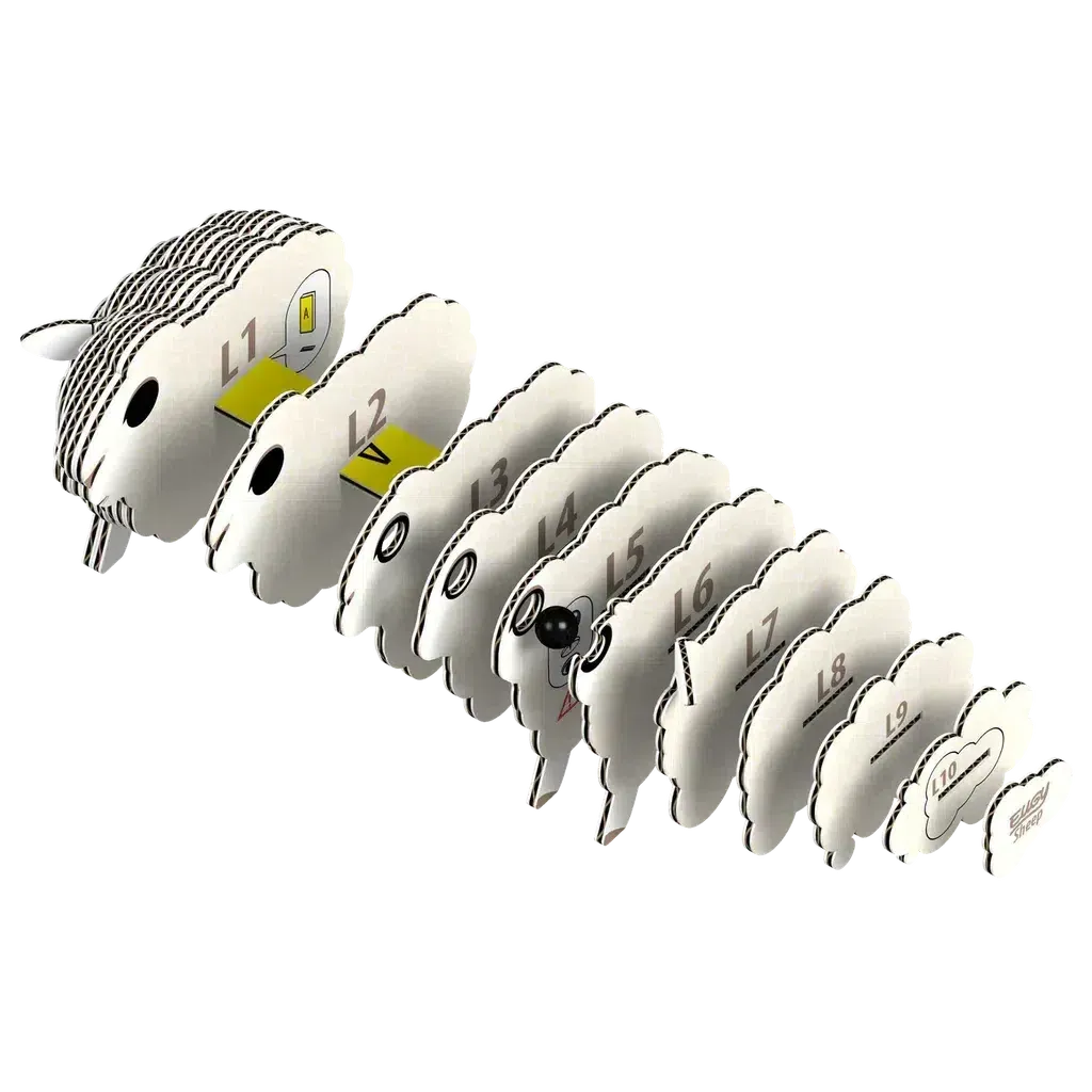 Thoughtful learning Exploration made fun Sheep 3D Puzzle
