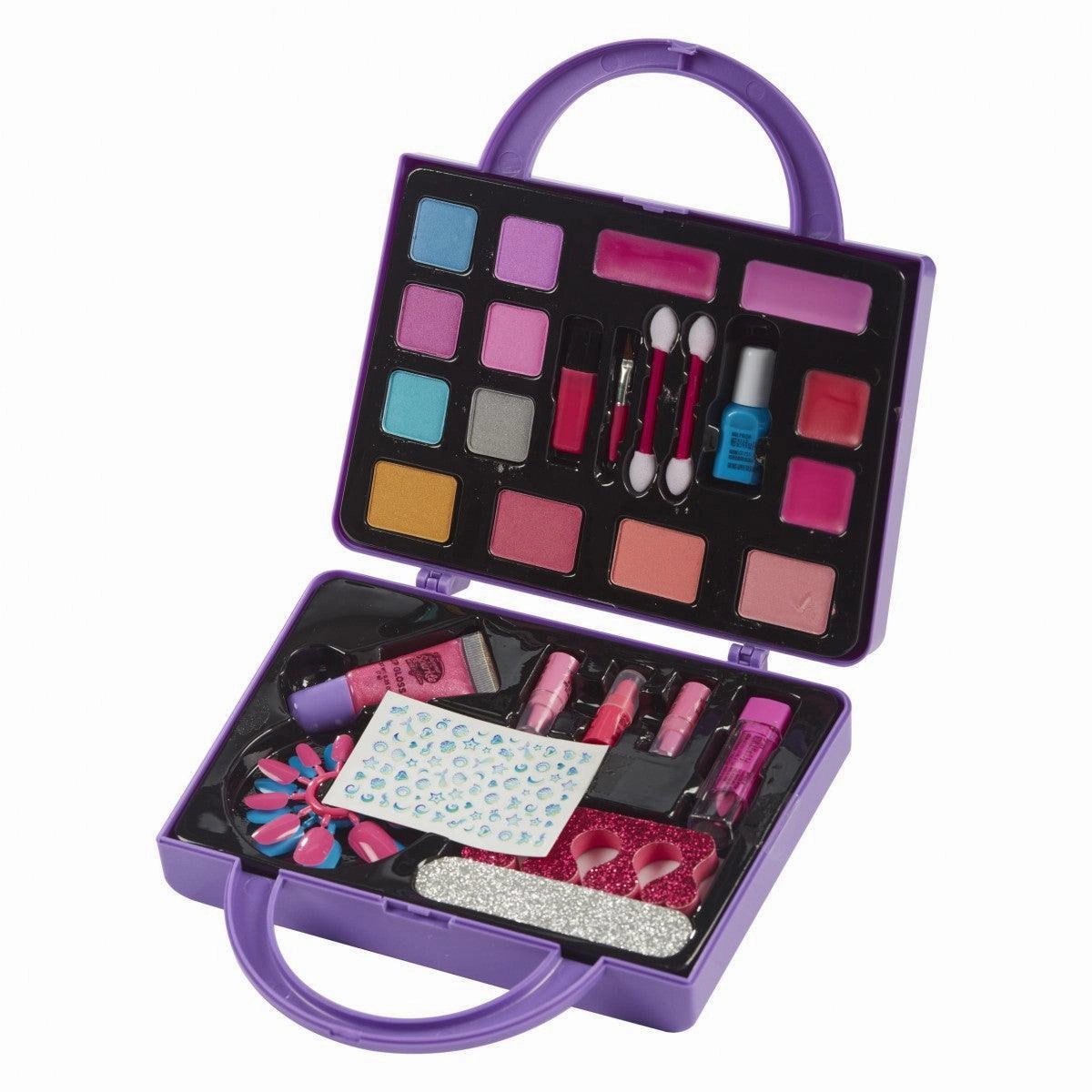 Shimmer N Sparkle Insta Glam All-In-One Beauty Makeup Purse Young explorers