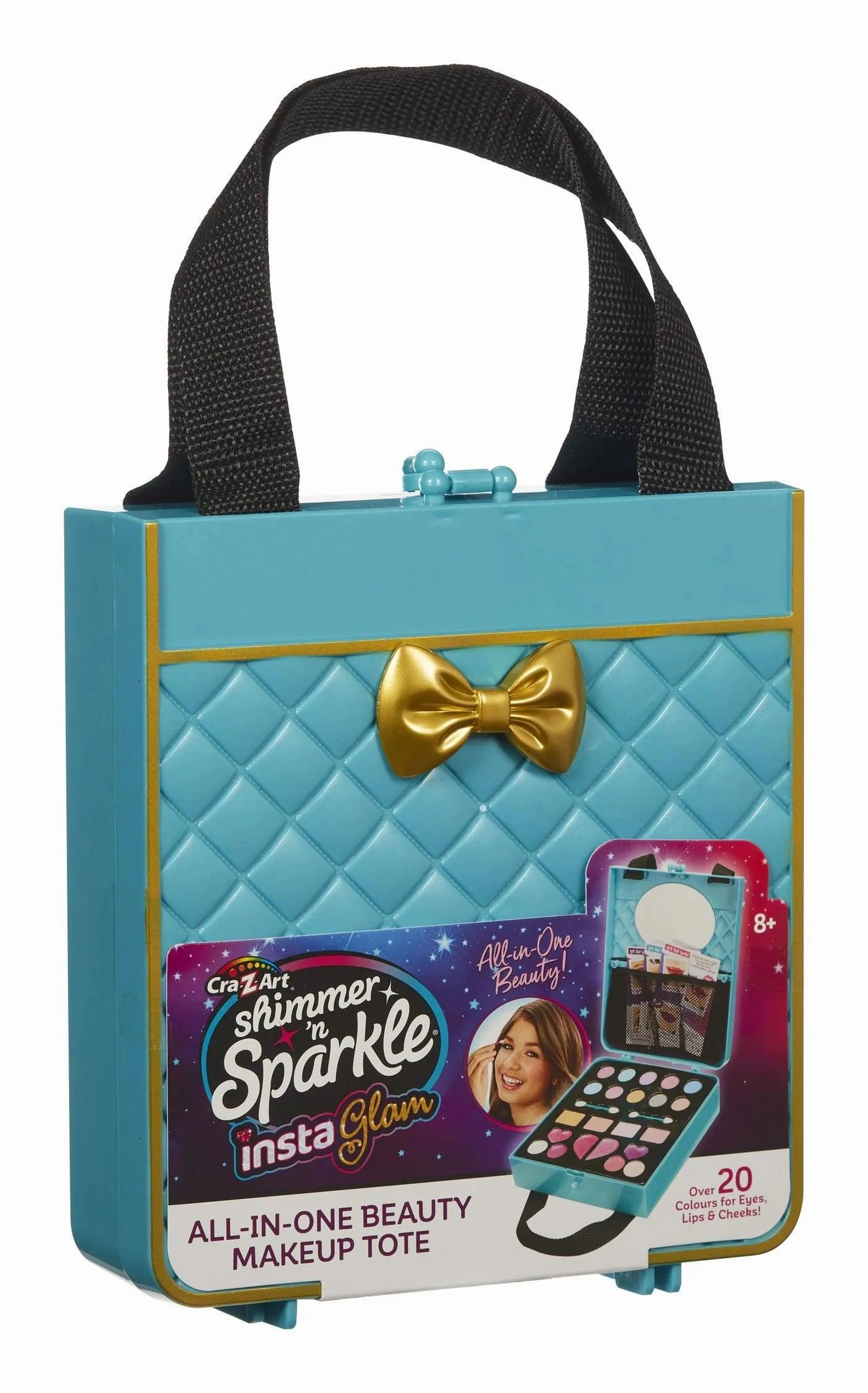 Shimmer N Sparkle Insta Glam All-In-One Beauty Makeup Tote Imaginative play