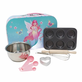 Playroom adventures begin here Shimmering Mermaid 6 Pce Baking Set