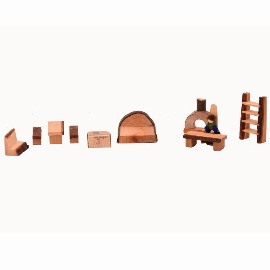 Designed for development Educational fun Shire Dollhouse Branch Furniture Set