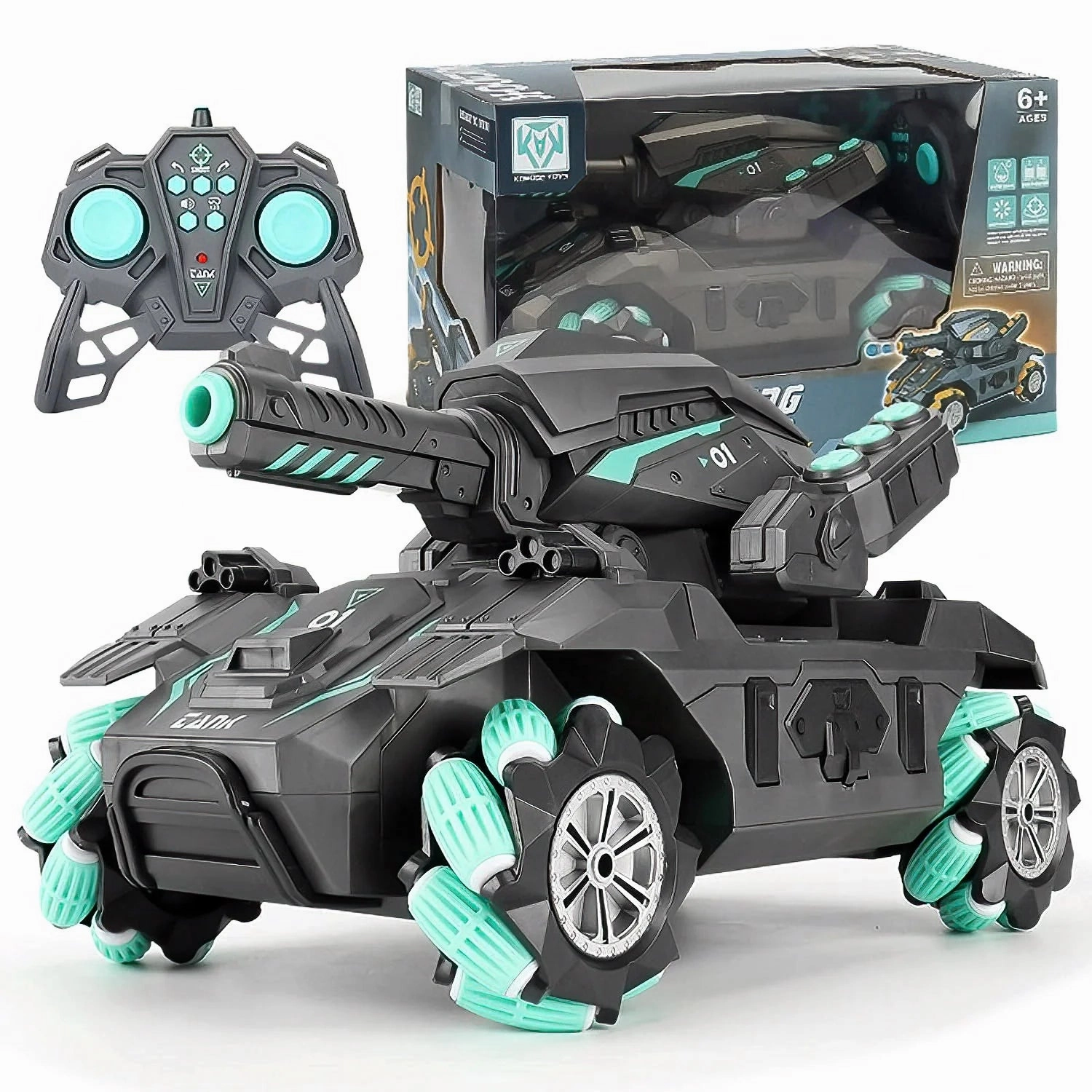 Fun that fuels growth Imaginative play Shooting And Climbing Rc Tank - Assorted