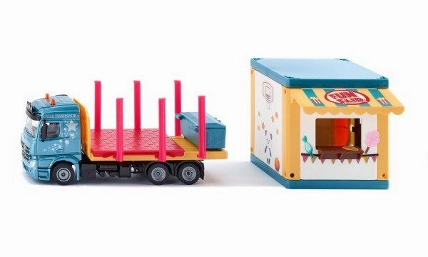Early learning Learning tools Siku 3562 1:50 Mercedes Actros Prefab House Transporter