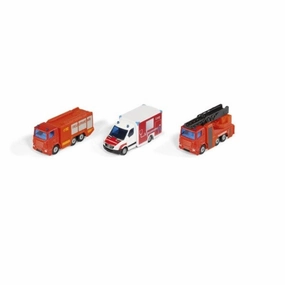 Growing minds Kid-focused experiences Siku 6326 3Pc Fire Emergency Set