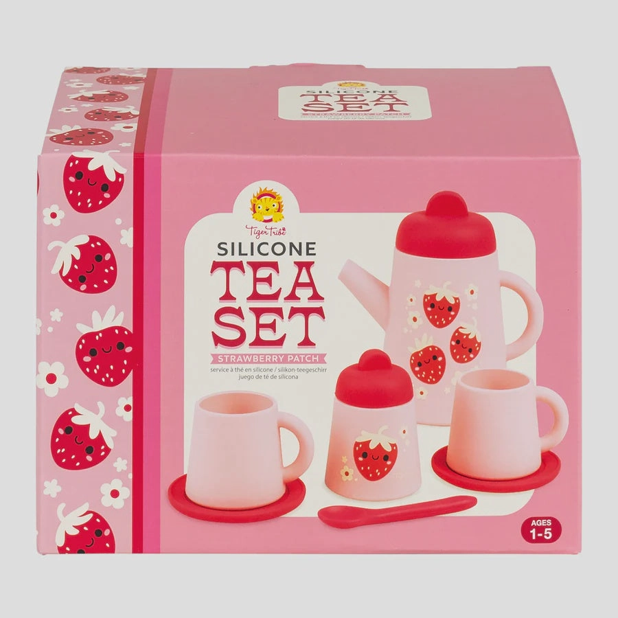 Kids discovery tools Silicone Tea Set - Strawberry Patch