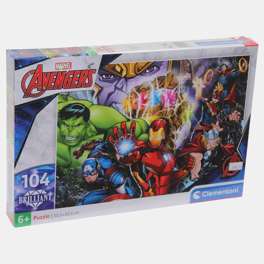 Curious minds Young minds at work Avengers Brilliant Puzzle C 104 Pcs