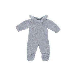 Blue-Gray Knit Doll Pajamas - 12'' Growing minds Smart activities for young learners