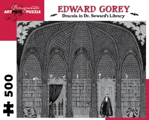 Creative time for curious minds Child development Pomegranate "Dracula In Dr. Seward'S Library" 500 Piece Puzzle By Edward Gorey