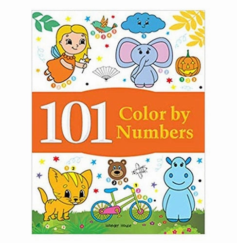 101 Color By Numbers: Fun Activity Book For Children [Paperback] Wonder House Books Hands-on discovery
