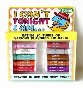 Mini makers Little adventures I Can'T Tonight - Lip Balm Pack
