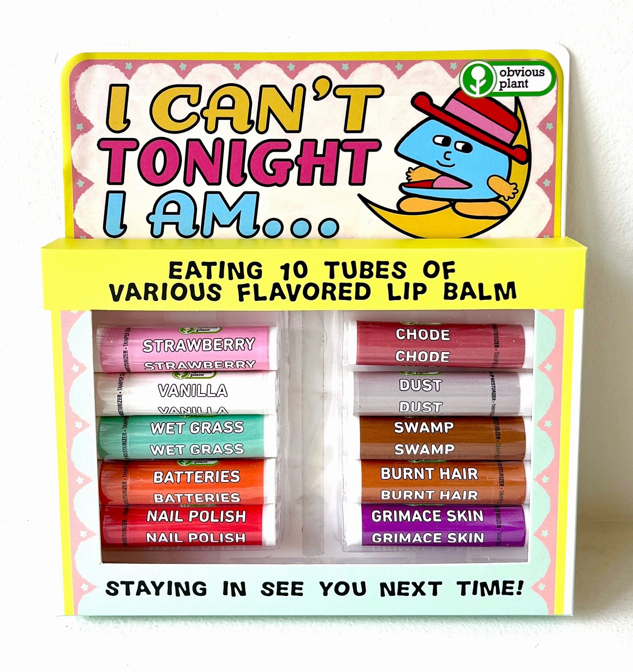 Mini makers Little adventures I Can'T Tonight - Lip Balm Pack