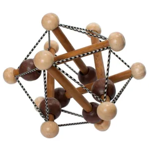Skwish Wooden Baby Rattle & Teething Toy Creative minds Early discovery