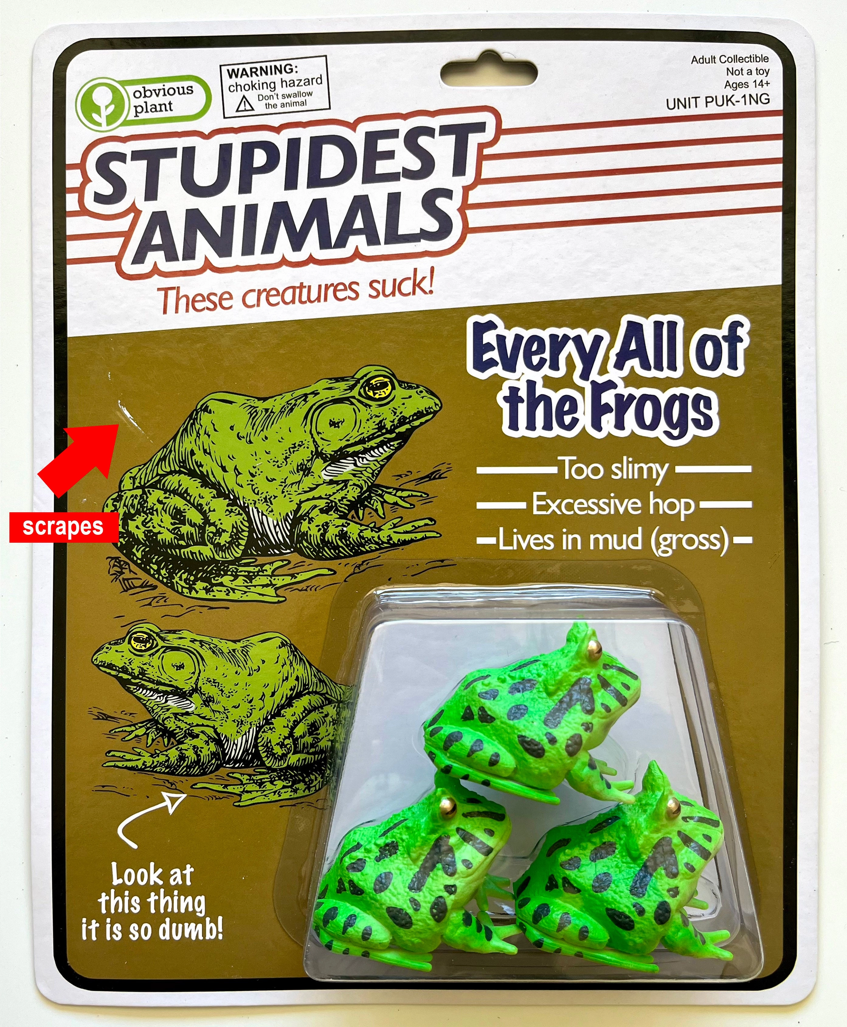 Slightly Damaged Animals Hands-on discovery