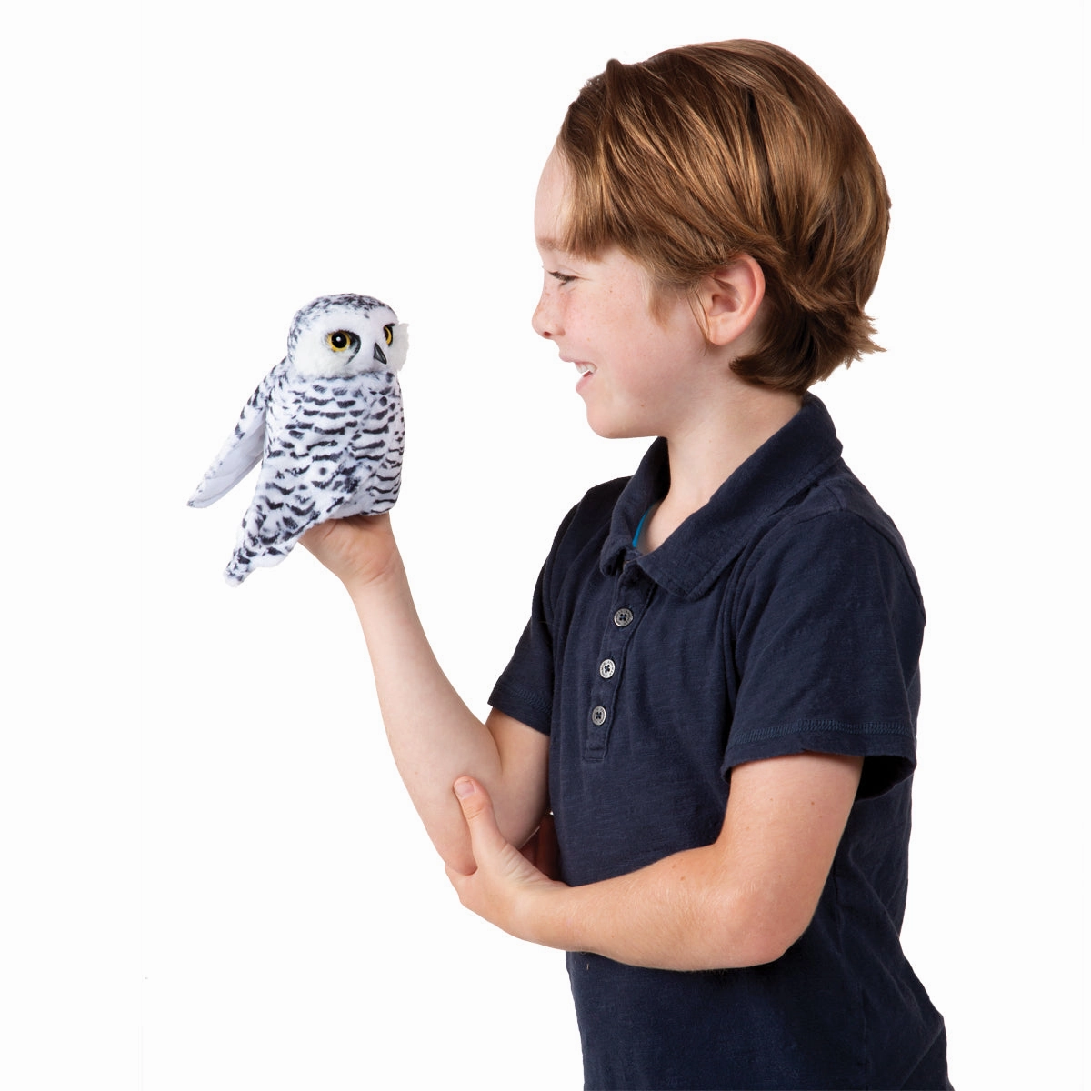 Moments of imagination Small Snowy Owl Puppet