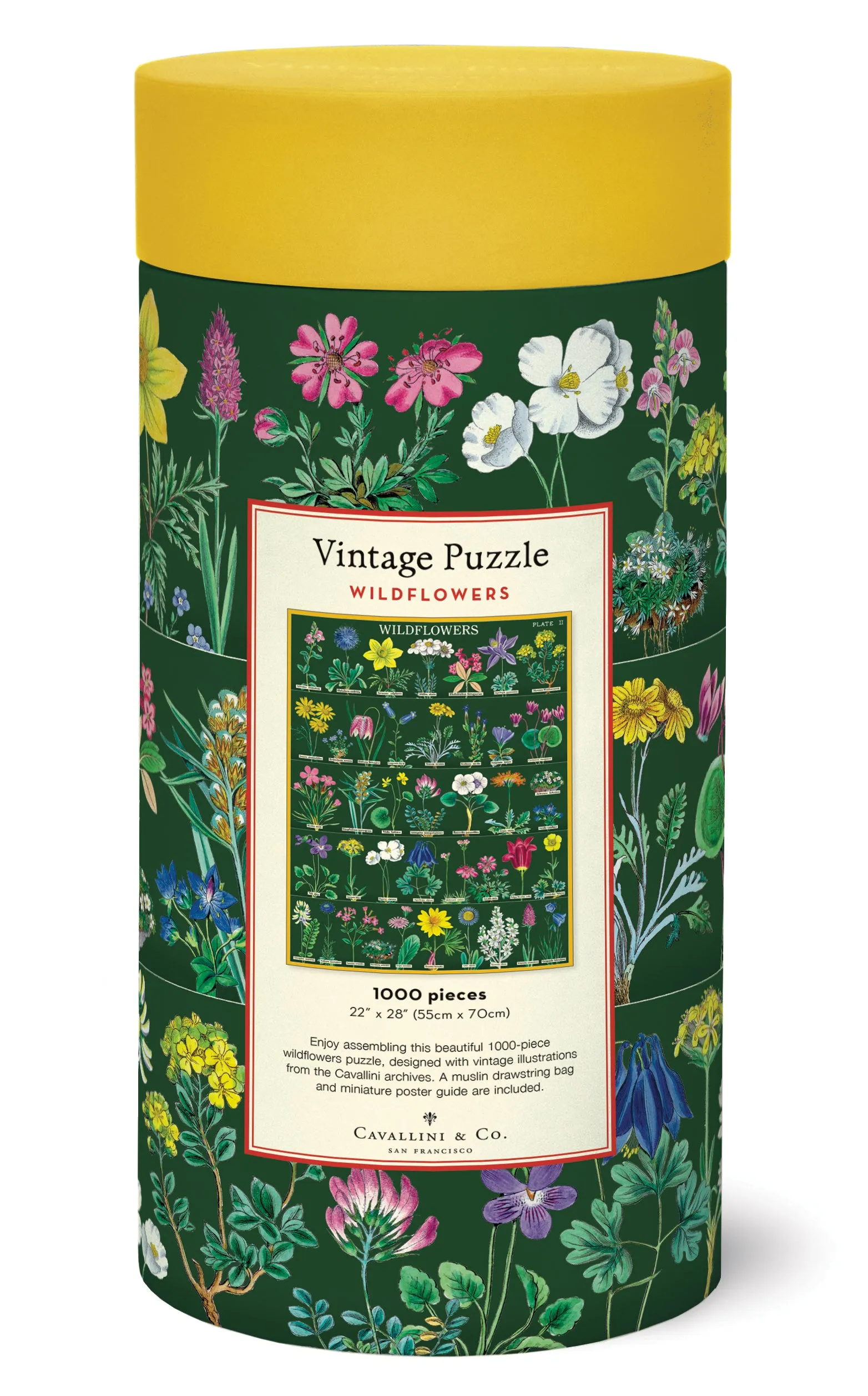 Kids essentials Smart little ones Cavallini & Co. Alpine Wildflowers 1000 Piece Puzzle