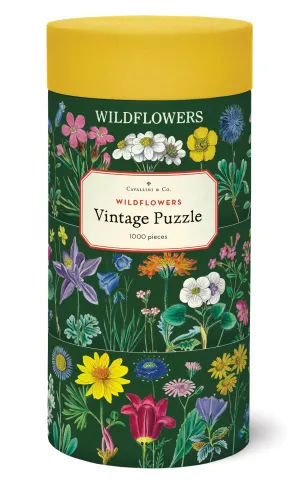 Cavallini & Co. Alpine Wildflowers 1000 Piece Puzzle Child development
