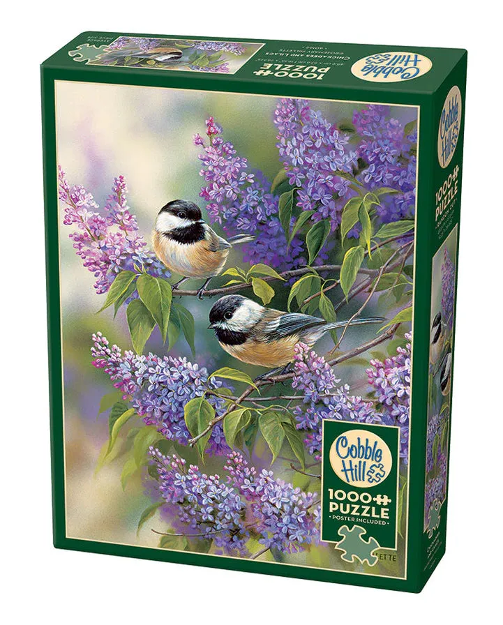 Chickadees And Lilacs - 1000Pc Play-based education