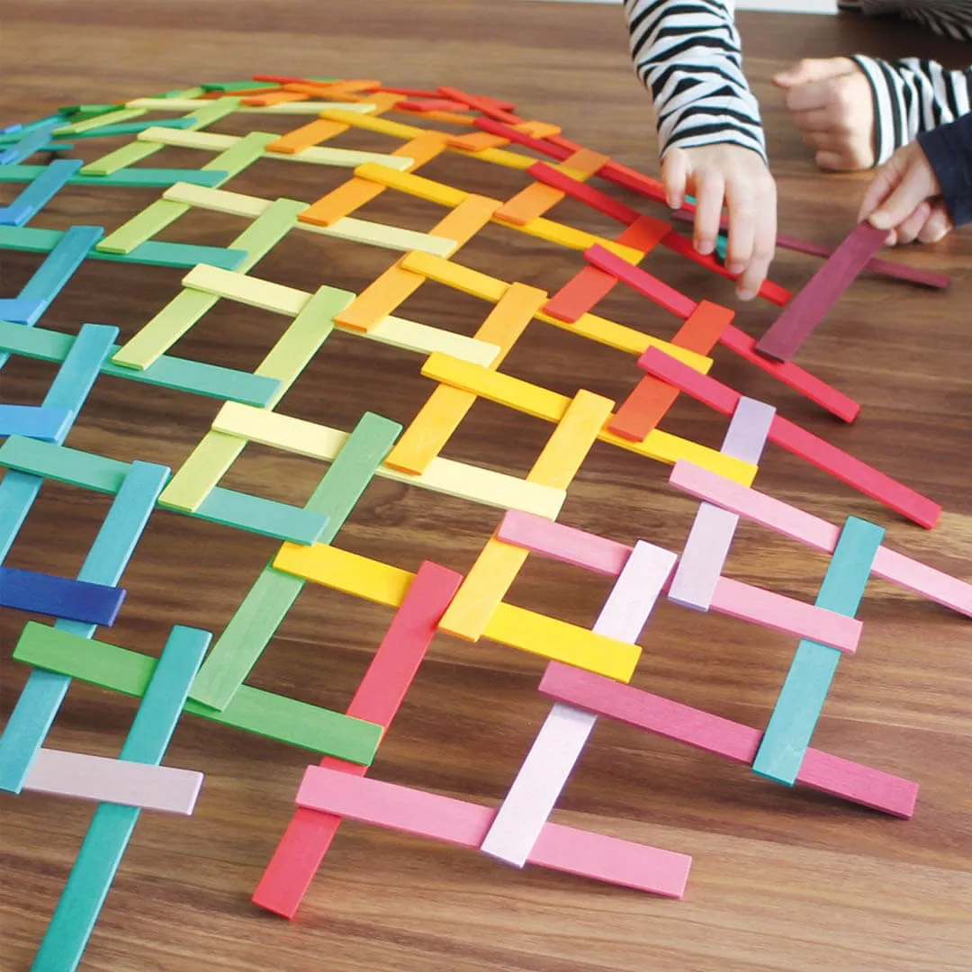 Growing minds Learning fun Leonardo Building Sticks - Da Vinci'S Bridge