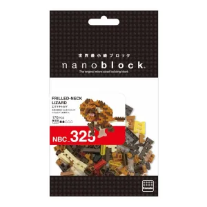 Learn at home Joyful learning Nanoblock-Frilled Neck Lizard