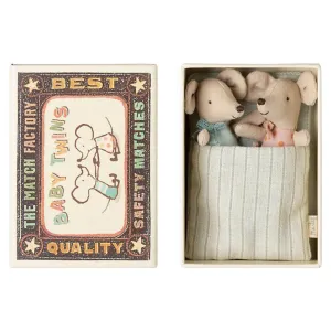 Mindful play Baby Mouse Twins In A Matchbox