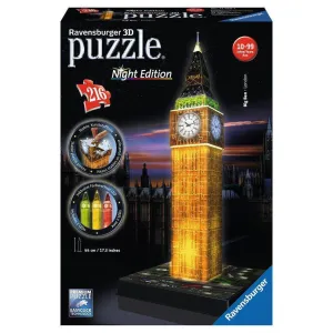 Little creators Imaginative play Big Ben Night Edition 3D Puzzle