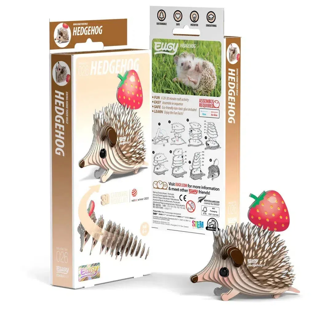 Smart activities for young learners Hedgehog 3D Puzzle