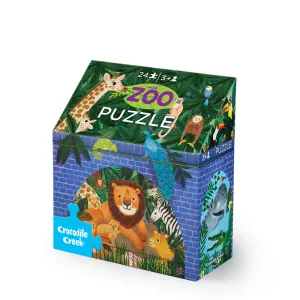 Nurturing minds Home learning tools Little Building Puzzle 24 Pc - Zoo