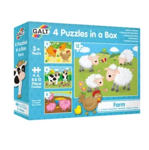 4 Puzzles In A Box- Farm Kid-centered learning