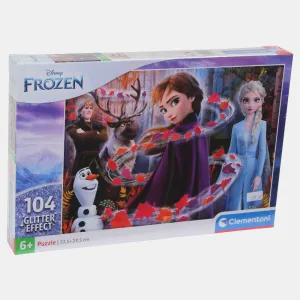 Kids essentials Enrichment activities Frozen Glitter Puzzle - 104 Pcs