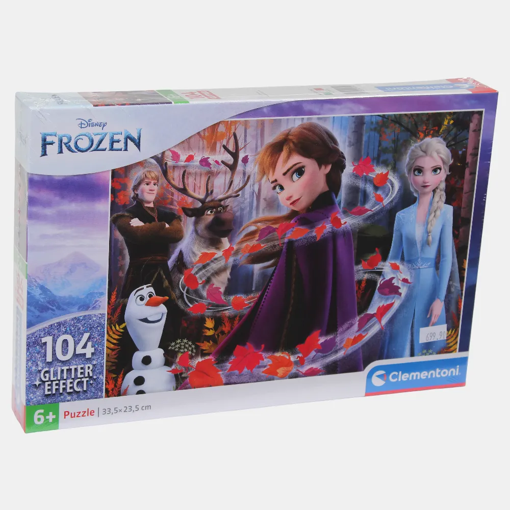 Kids essentials Enrichment activities Frozen Glitter Puzzle - 104 Pcs