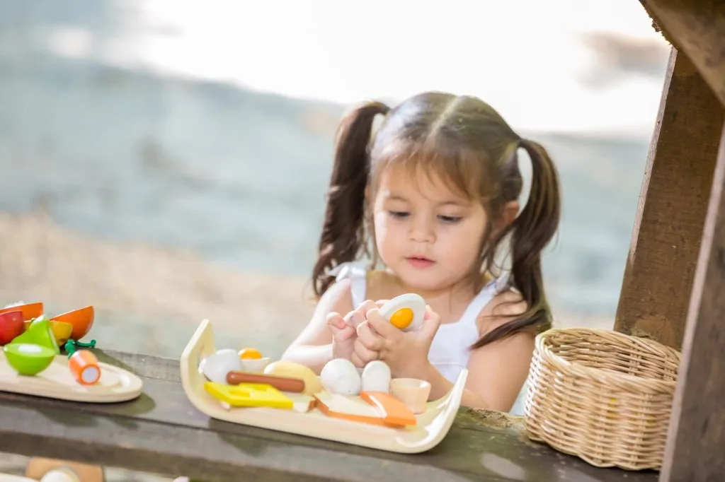 First explorers Breakfast Set - Wooden
