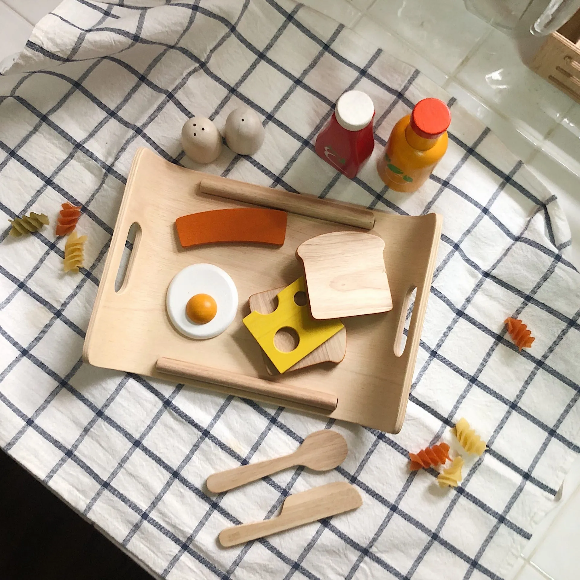 Breakfast Set - Wooden Exploration gear Quiet play for growing minds