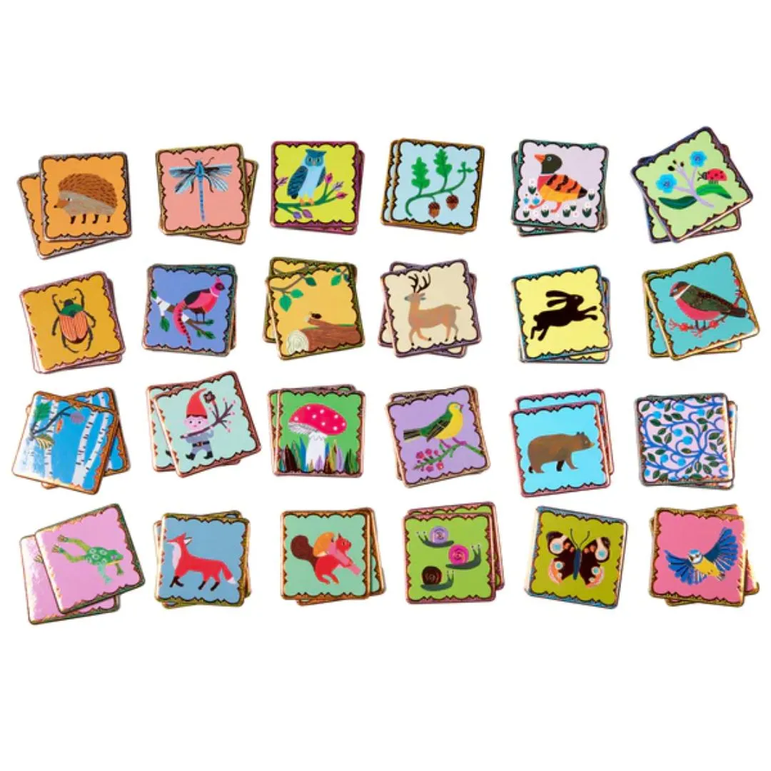 Woodland Memory And Matching Game Young minds at work Growing minds