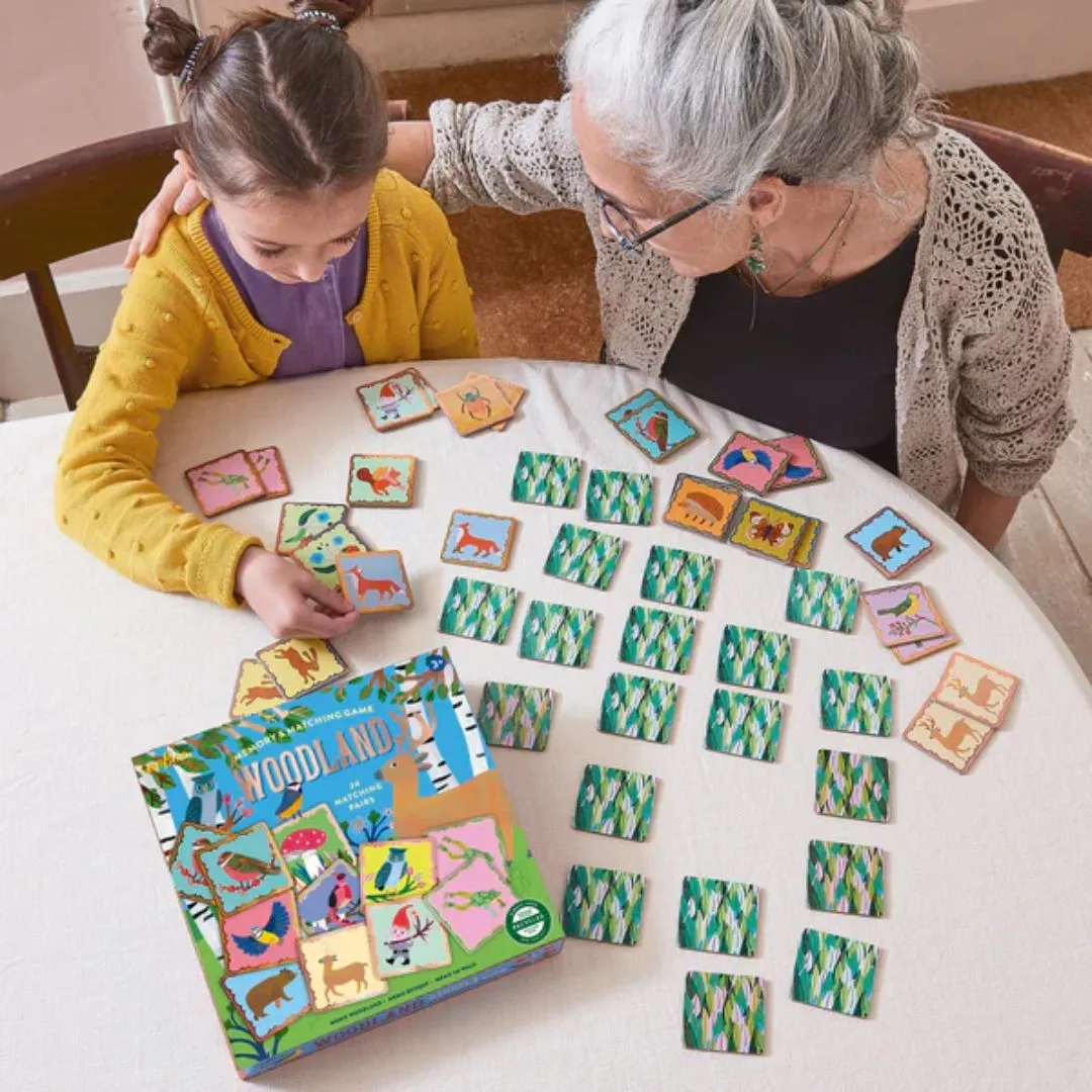 Woodland Memory And Matching Game Brain boosters Learning tools